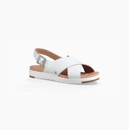 UGG Kamile White Sandals for Women (PZVF12783)